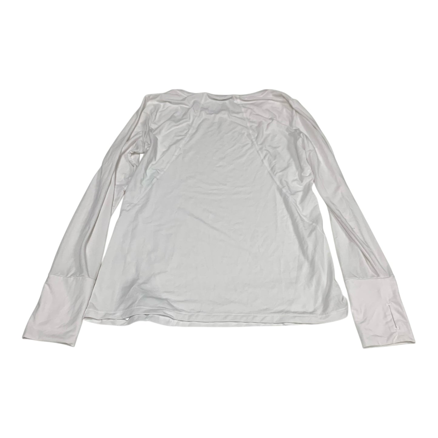Top Long Sleeve By Gapfit In White, Size: L