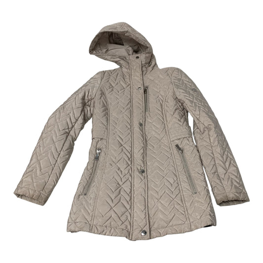 Coat Puffer & Quilted By Calvin Klein In Tan, Size: Xxs