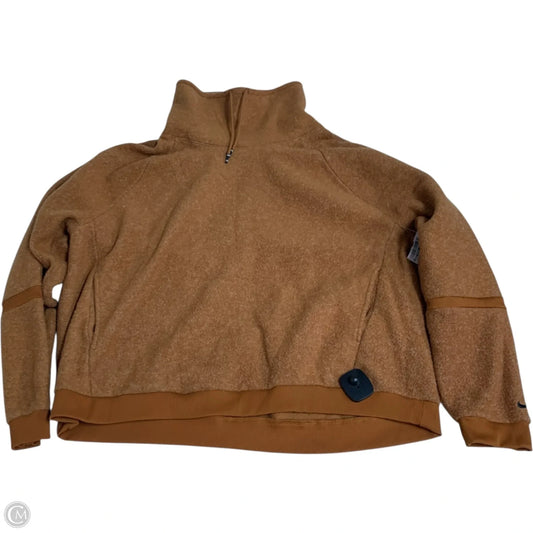 Sweatshirt Collar By Nike Apparel In Orange, Size: 2x