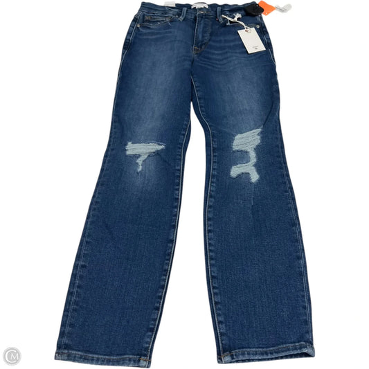 Jeans Skinny By Good American In Blue Denim, Size: 0