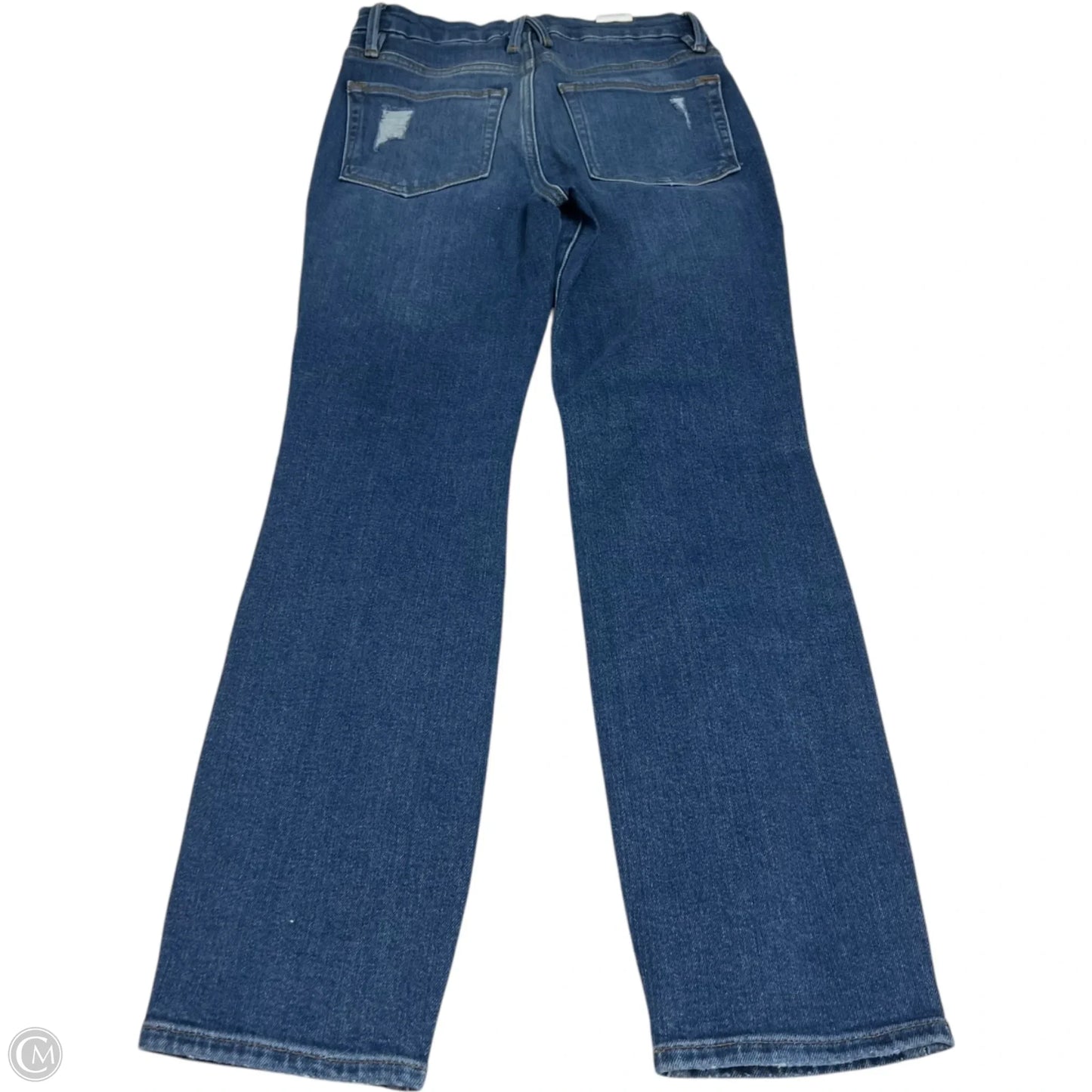 Jeans Skinny By Good American In Blue Denim, Size: 0