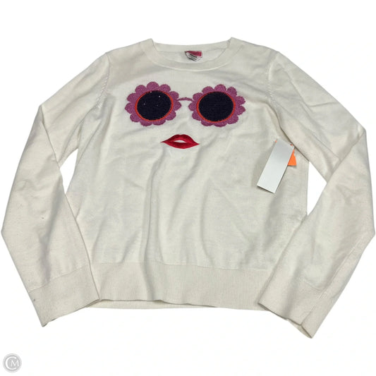 Sweater Designer By Kate Spade In Cream, Size: M