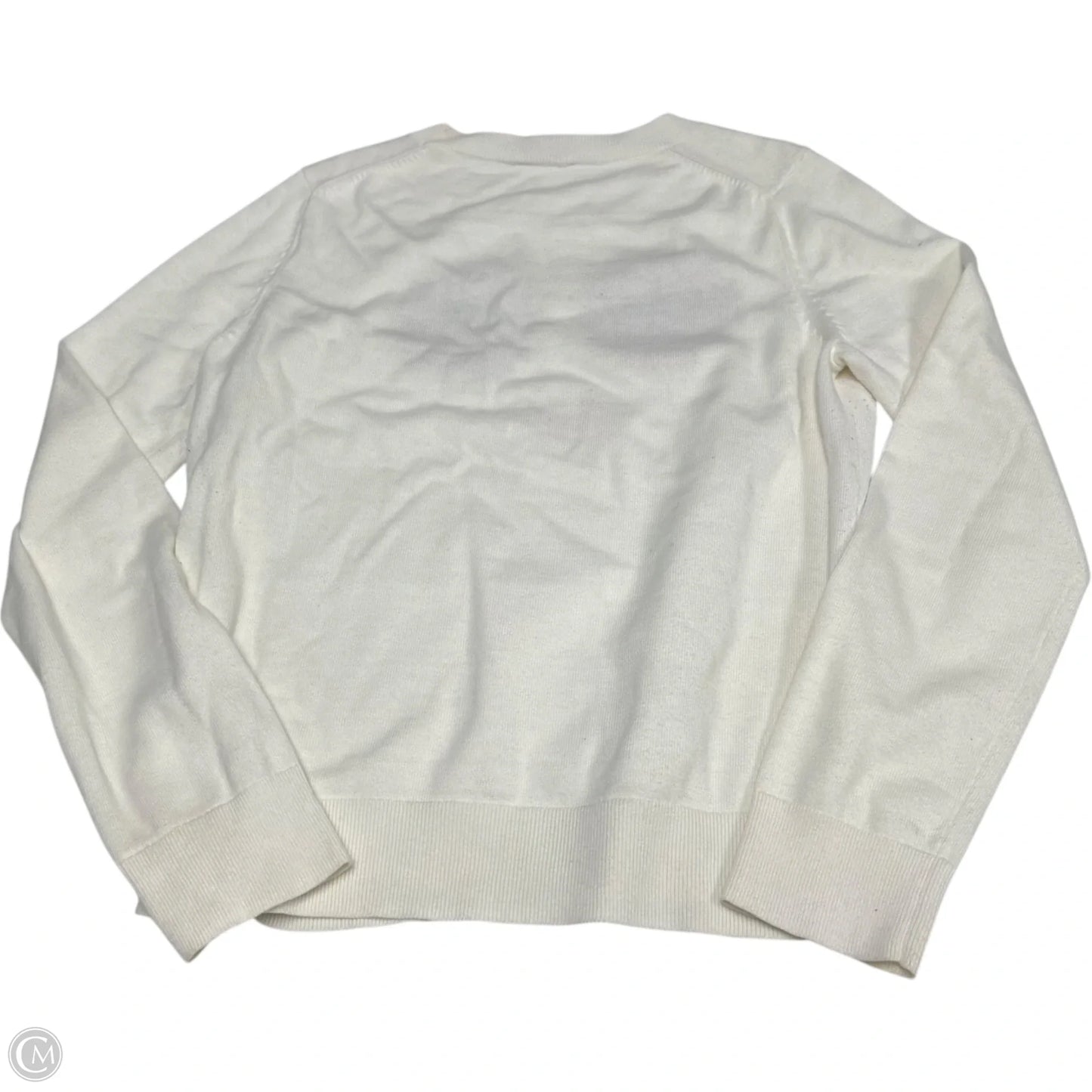 Sweater Designer By Kate Spade In Cream, Size: M