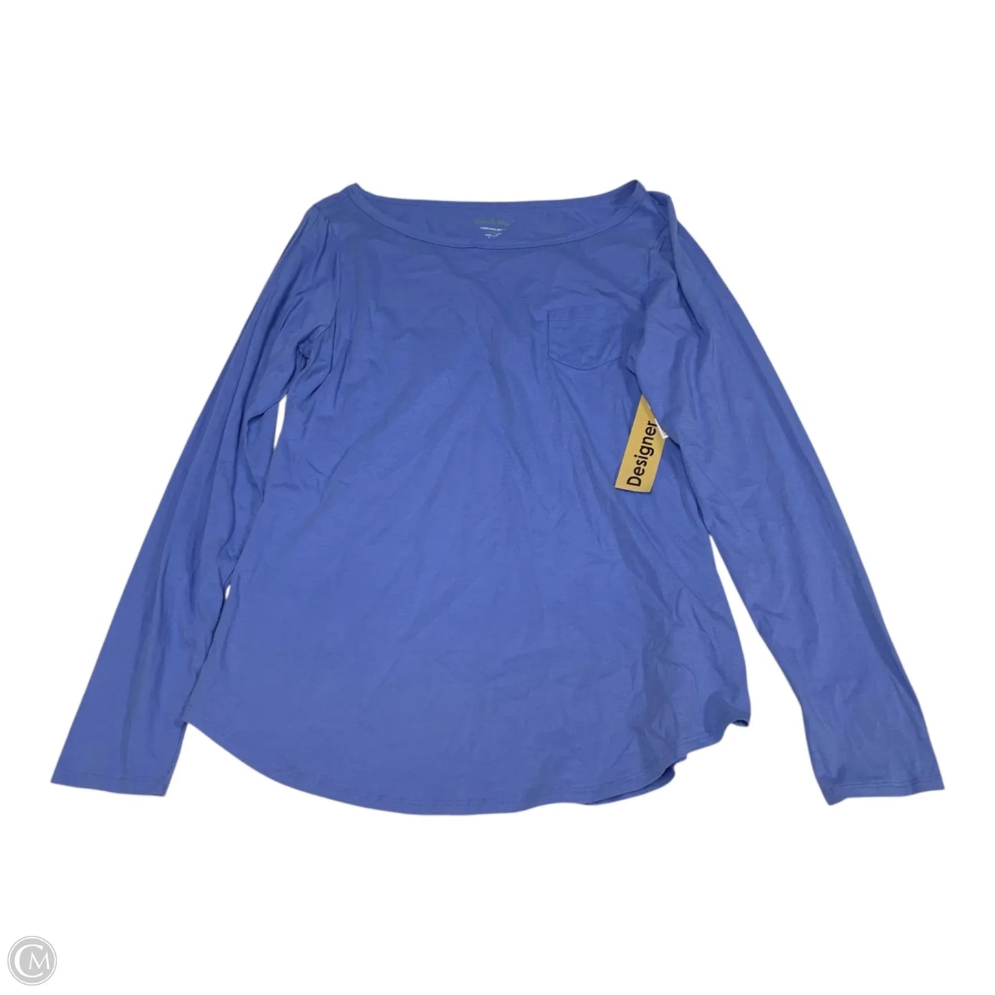 Top Long Sleeve Designer By Lilly Pulitzer In Blue, Size: Xl