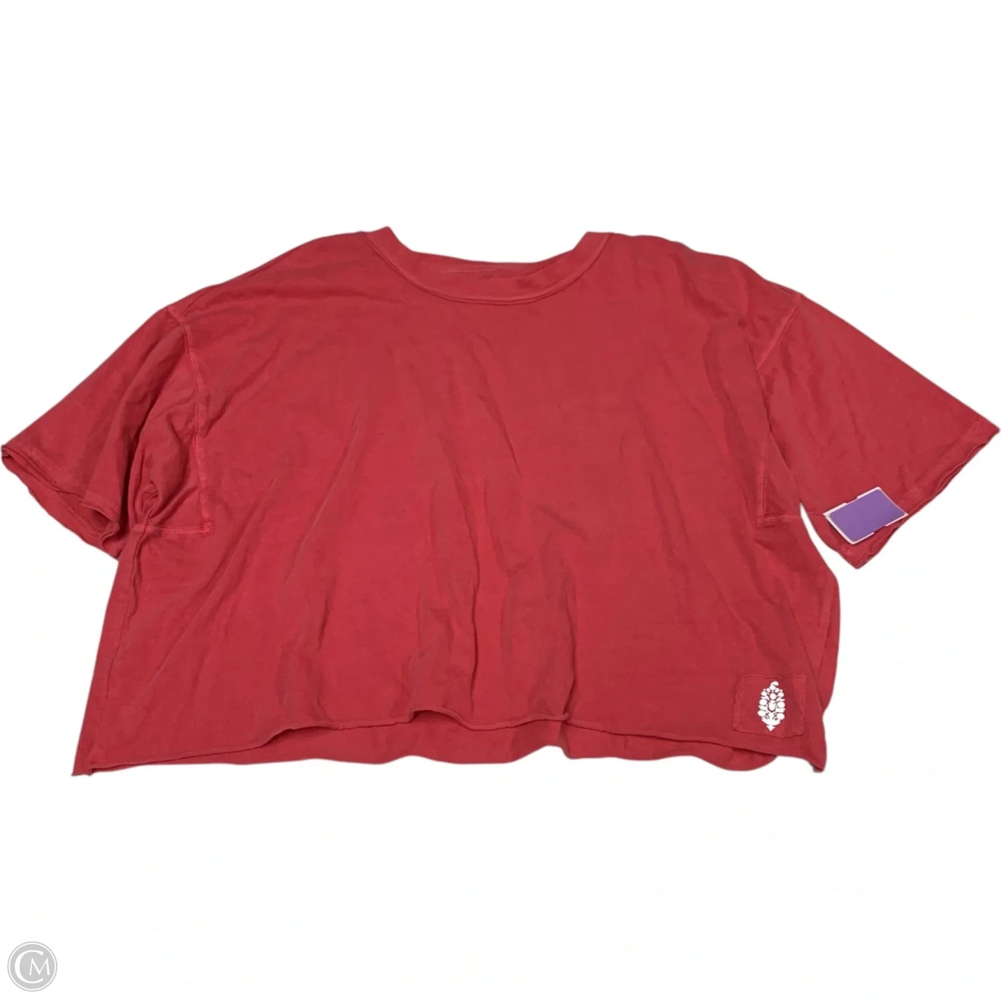 Top Short Sleeve By Free People In Pink, Size: M