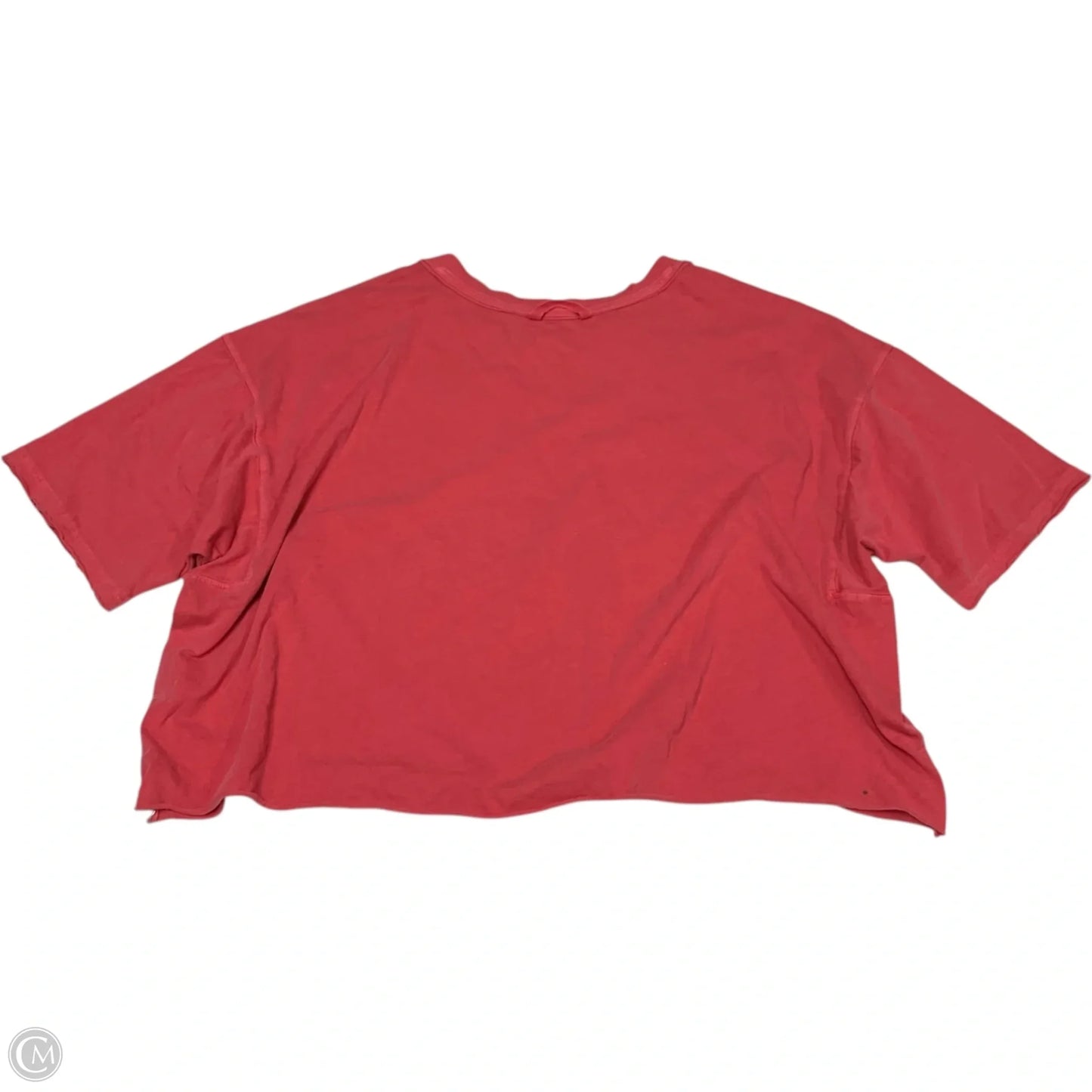 Top Short Sleeve By Free People In Pink, Size: M