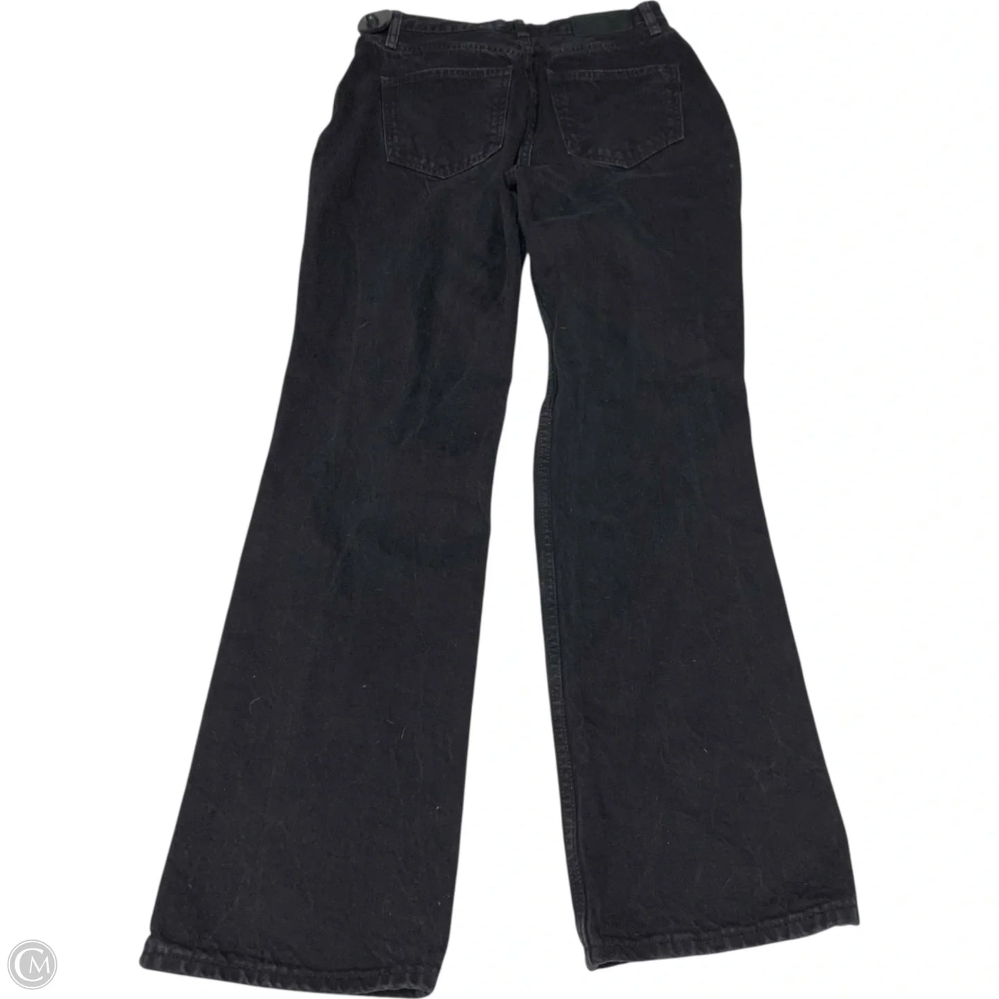 Jeans Straight By We The Free In Black Denim, Size: 8