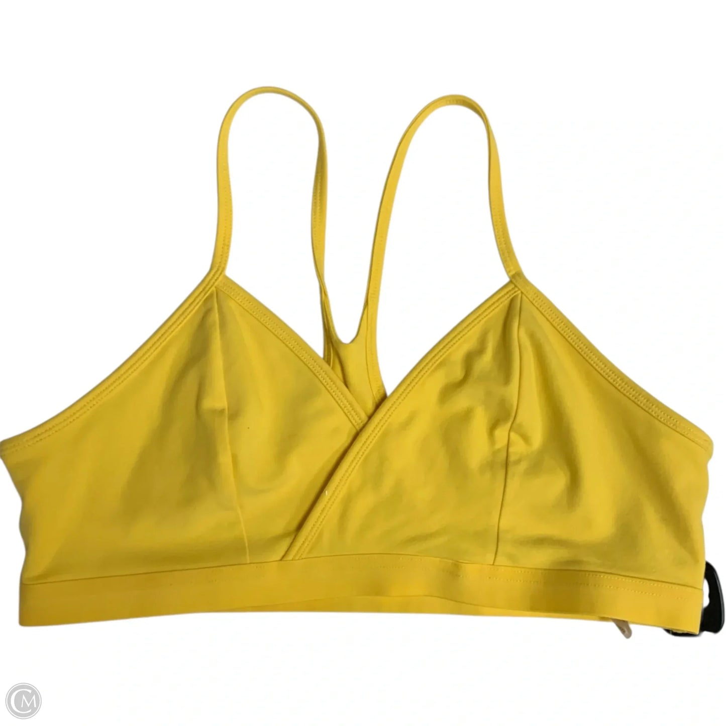 Athletic Bra By Fabletics In Yellow, Size: 1x
