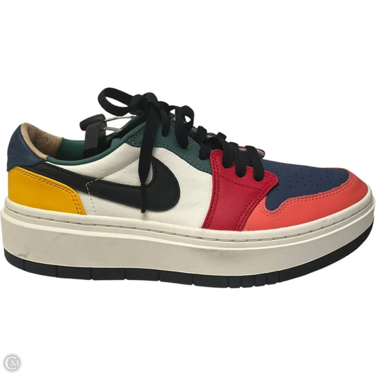 Shoes Luxury Designer By Jordan In Multi-colored, Size: 9.5