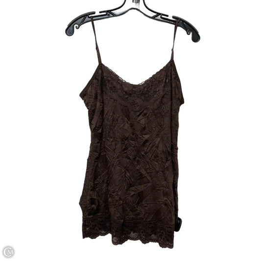 Top Sleeveless By Maurices In Brown, Size: Xl