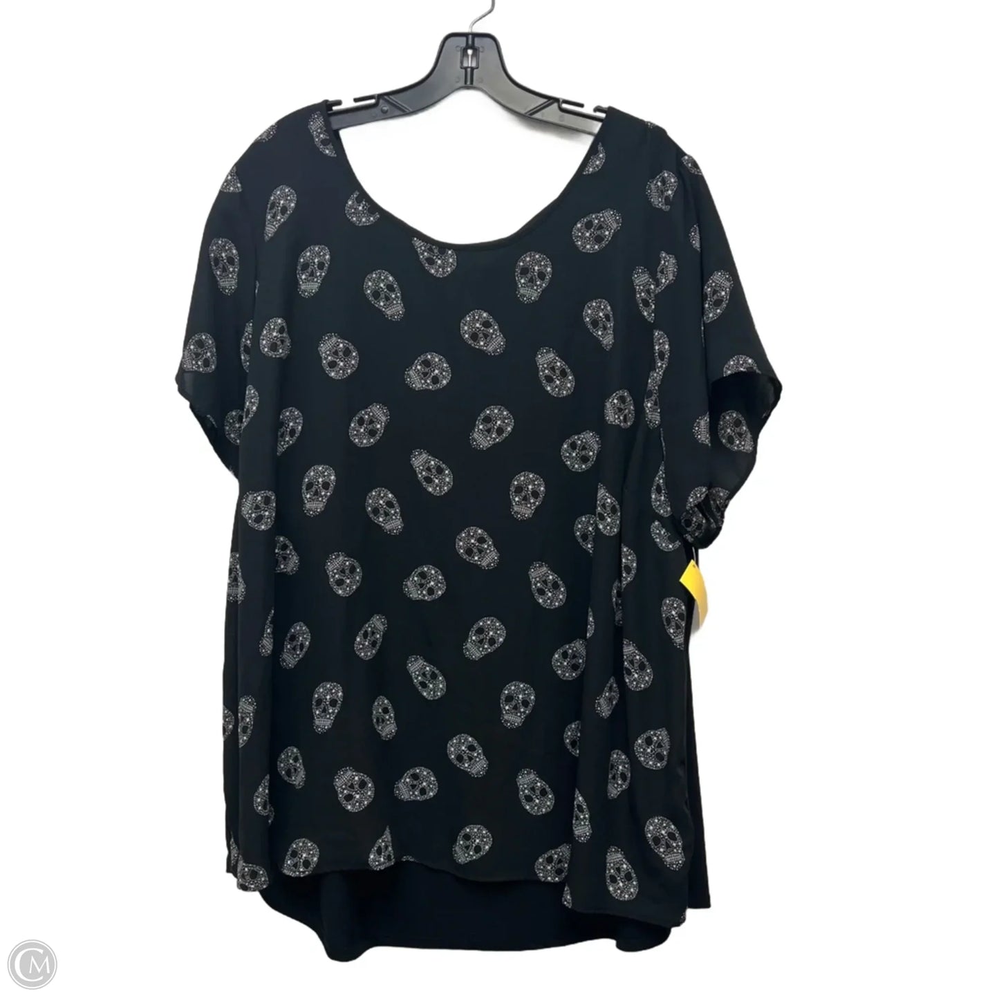 Top Short Sleeve By Torrid In Black, Size: 4x