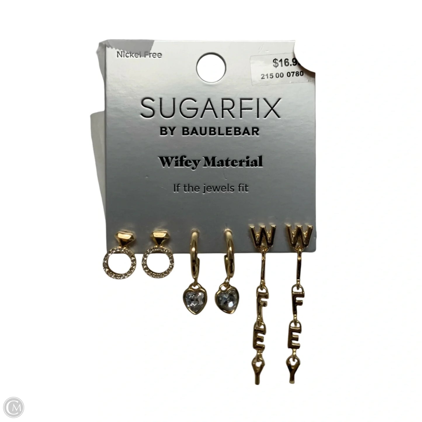 Earrings Dangle/drop By Sugarfix By Baublebar, Size: 03 Piece Set