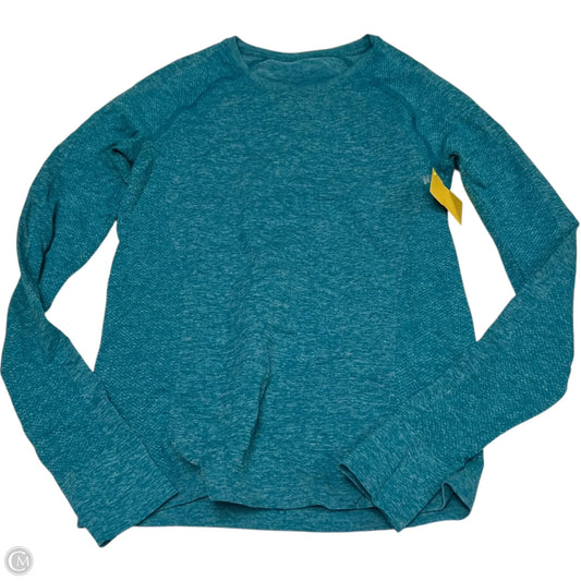 Athletic Top Long Sleeve Crewneck By Sweaty Betty In Blue, Size: S