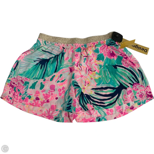 Shorts Designer By Lilly Pulitzer In Green & Pink, Size: S