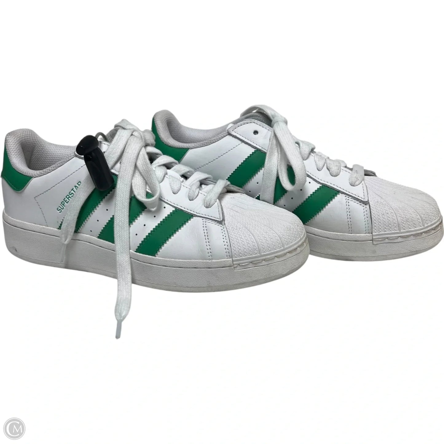 Shoes Sneakers By Adidas In Green & White, Size: 10.5