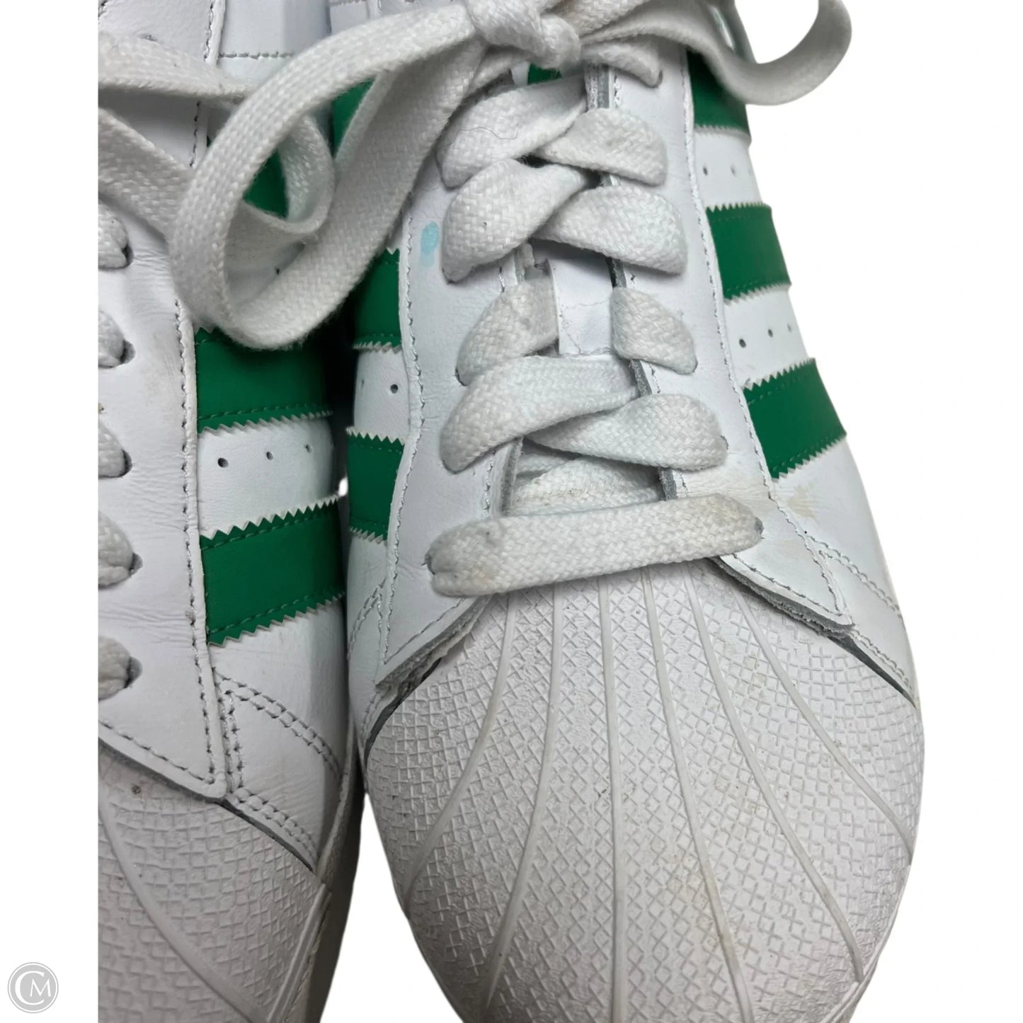 Shoes Sneakers By Adidas In Green & White, Size: 10.5