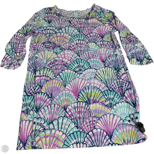 Dress Designer By Lilly Pulitzer In Blue & Purple, Size: Xl