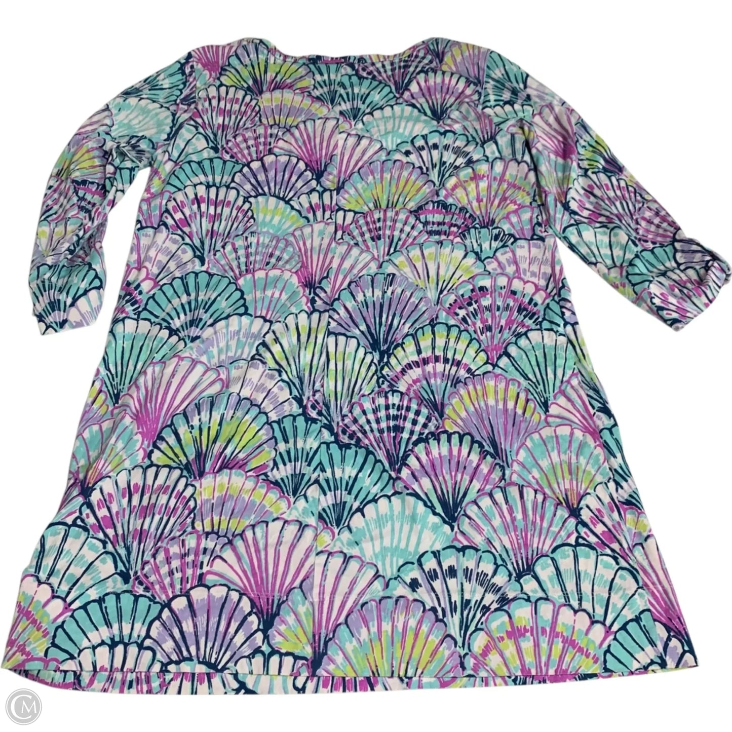 Dress Designer By Lilly Pulitzer In Blue & Purple, Size: Xl