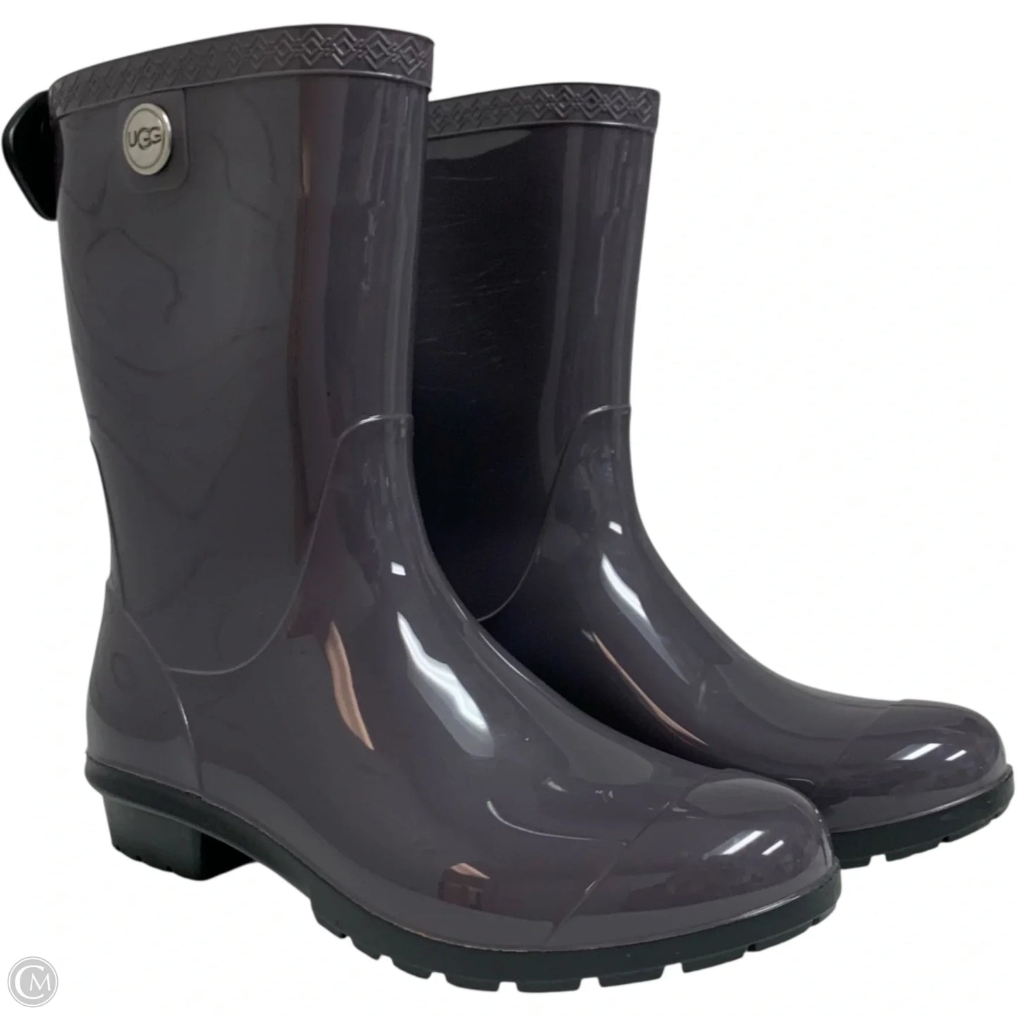 Boots Designer By Ugg In Purple, Size: 9