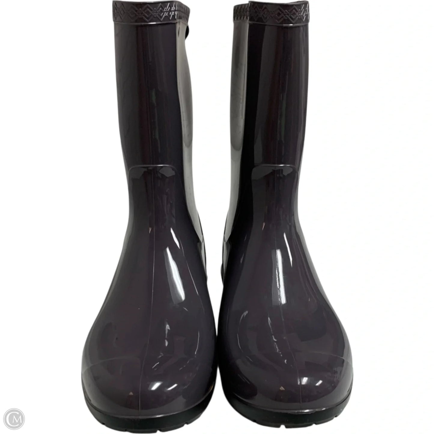Boots Designer By Ugg In Purple, Size: 9