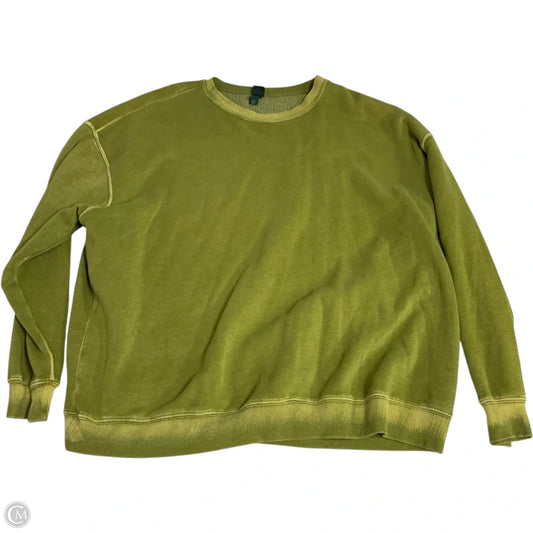 Sweatshirt Crewneck By Wild Fable In Green, Size: 1x