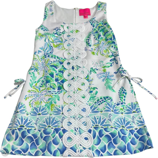 Dress Designer By Lilly Pulitzer In Blue & White, Size: Xs