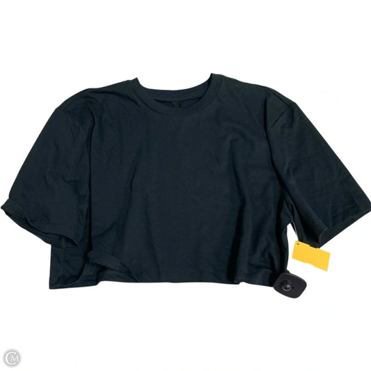 Athletic Top Short Sleeve By Skims In Black, Size: S