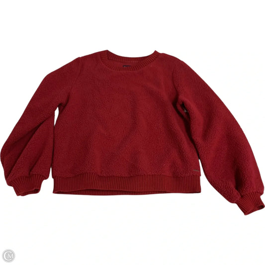 Sweatshirt Crewneck By Abercrombie And Fitch In Red, Size: L