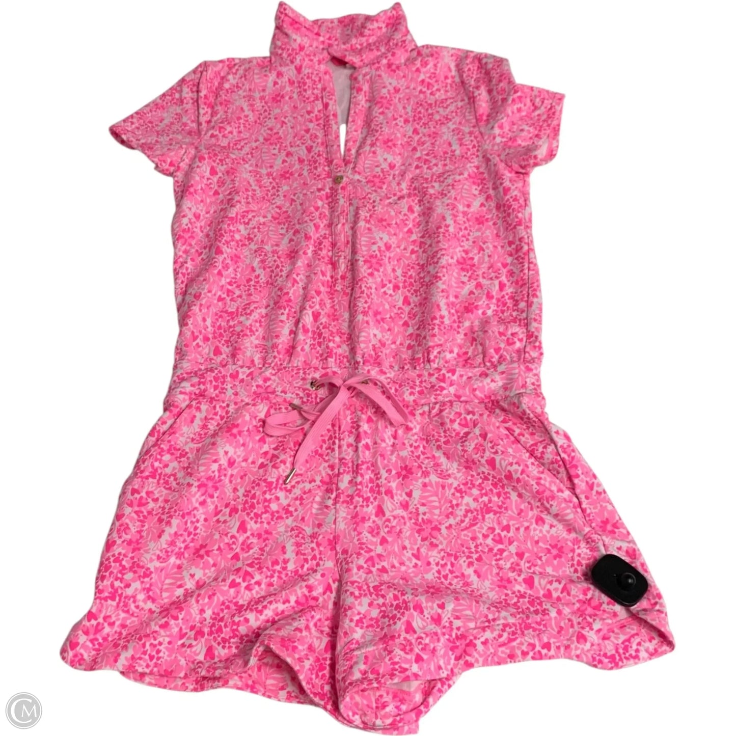 Romper Designer By Lilly Pulitzer In Pink, Size: M