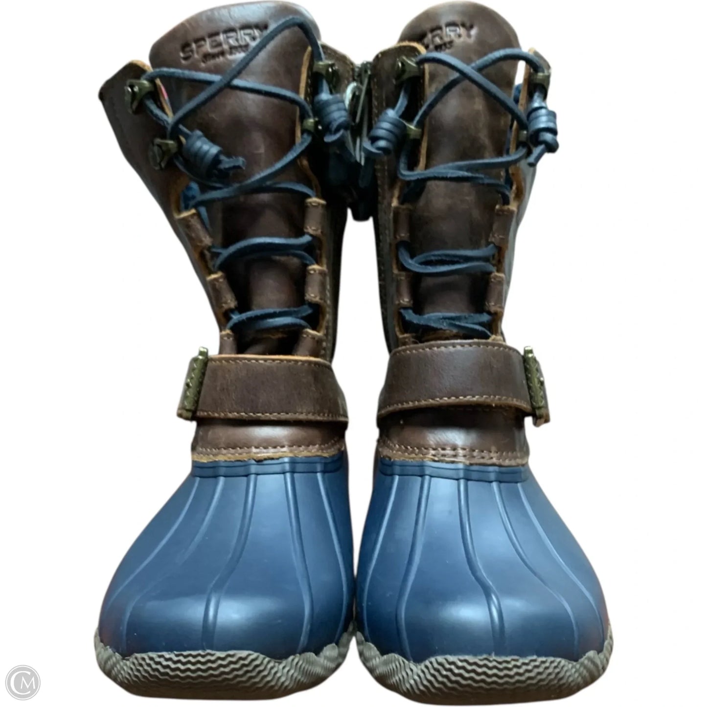 Boots Rain By Sperry In Blue & Brown, Size: 7