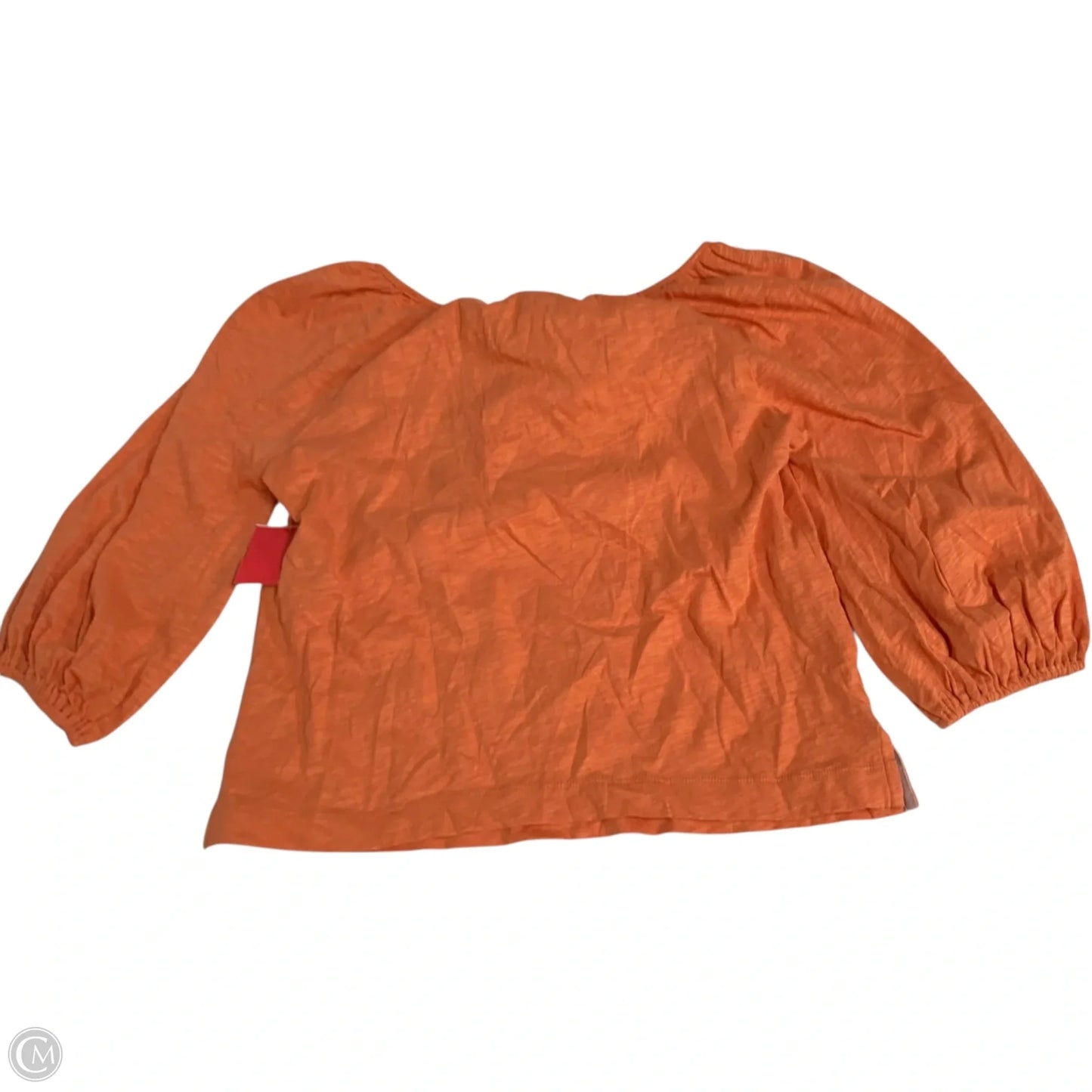 Top Long Sleeve By Boden In Orange, Size: S