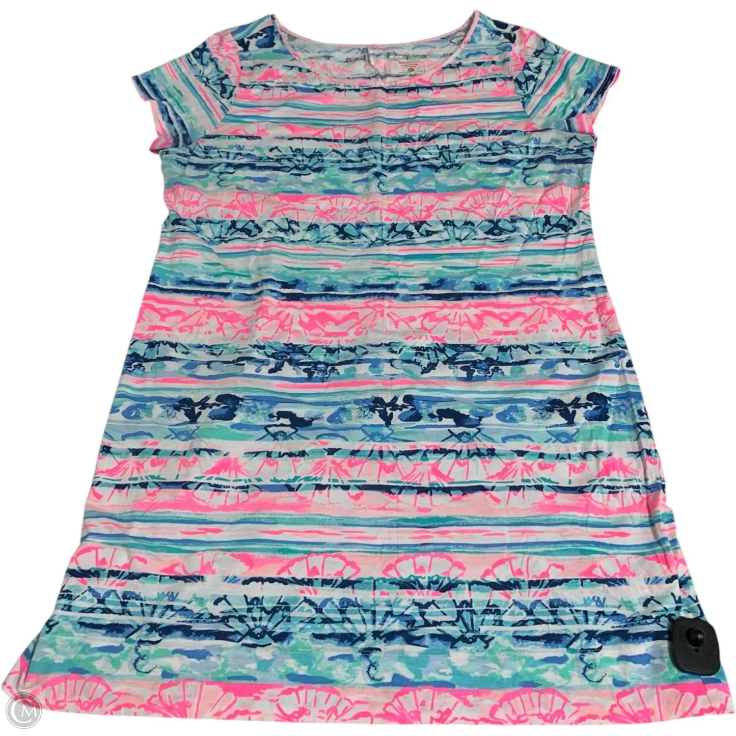 Dress Designer By Lilly Pulitzer In Blue & Pink, Size: Xl