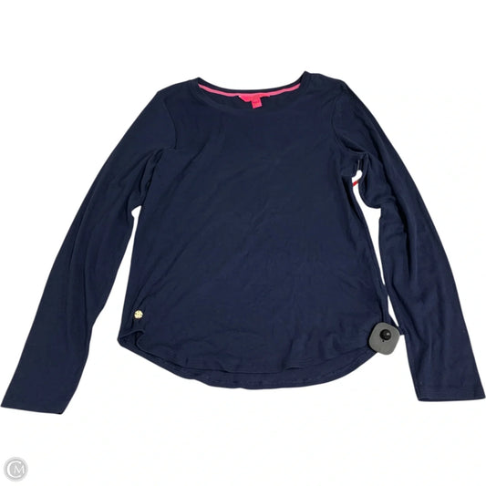 Top Long Sleeve Designer By Lilly Pulitzer In Navy, Size: Xl