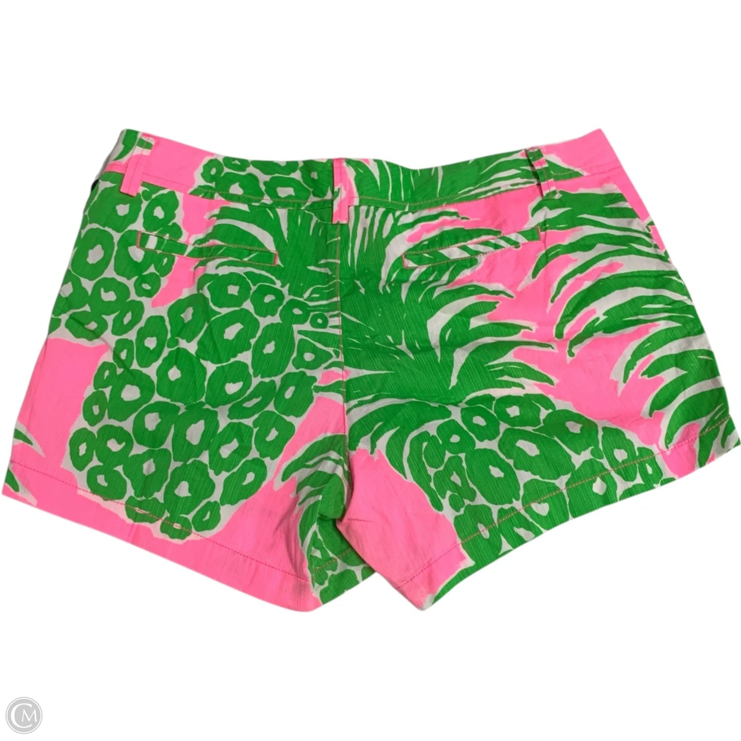 Shorts Designer By Lilly Pulitzer In Green & Pink, Size: 16