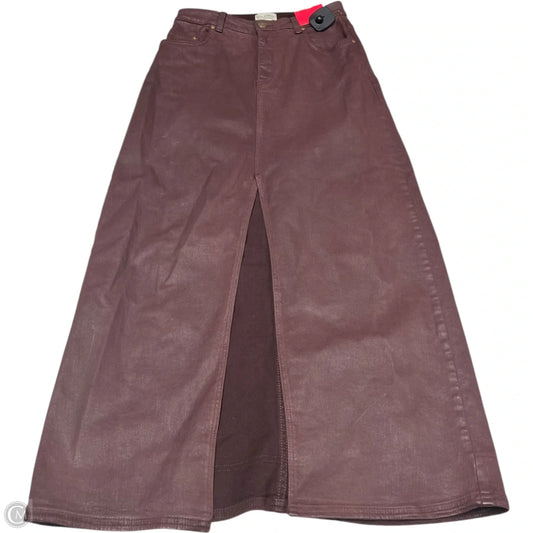 Skirt Maxi By Pilcro In Brown, Size: S