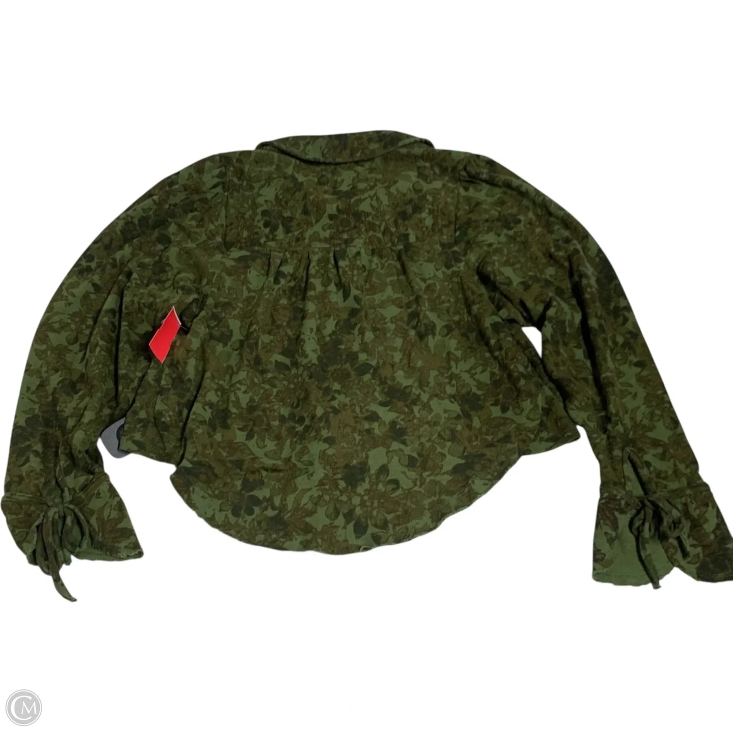 Top Long Sleeve By Pilcro In Green, Size: M