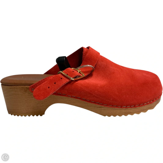 Shoes Heels Block By Anthropologie In Red, Size: 6.5
