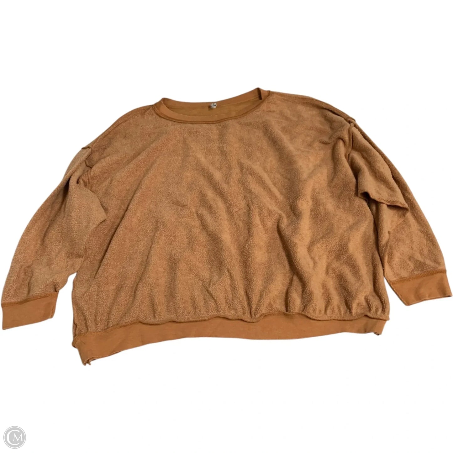 Sweatshirt Crewneck By Free People In Orange, Size: M