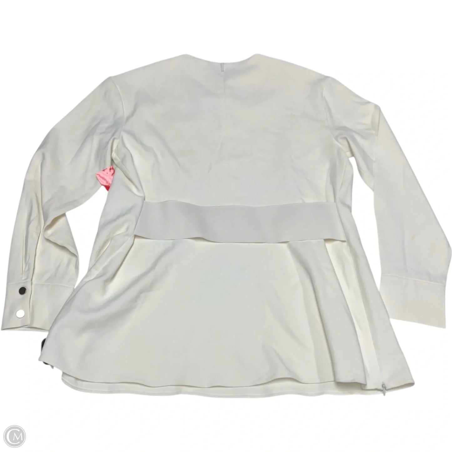 Top Long Sleeve By Tibi In White, Size: S