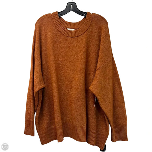 Sweater By Ava & Viv In Brown, Size: 4x