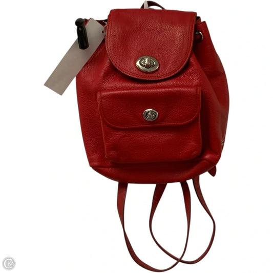 Backpack Designer By Coach, Size: Small