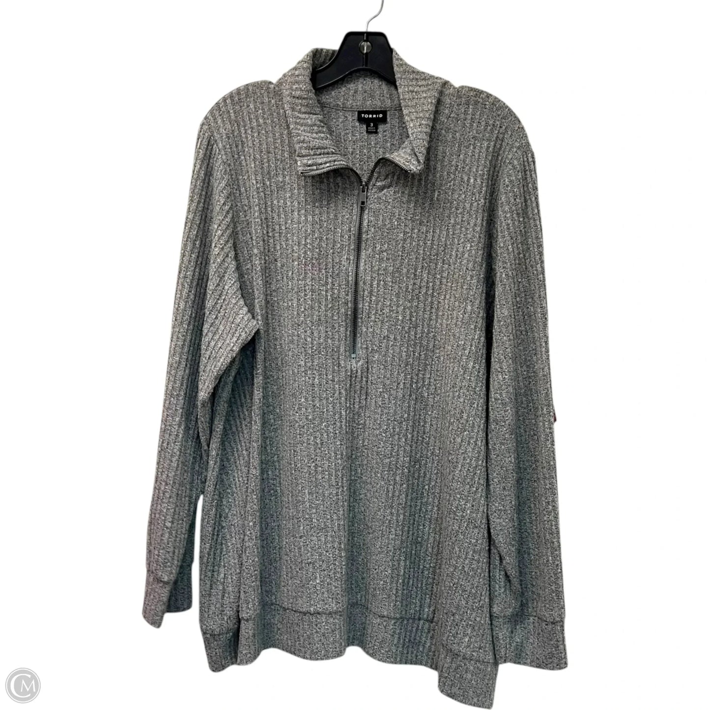 Sweater By Torrid In Grey, Size: 3x