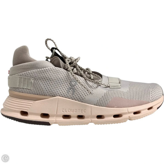 Shoes Athletic By On Cloud In Grey & Pink, Size: 9