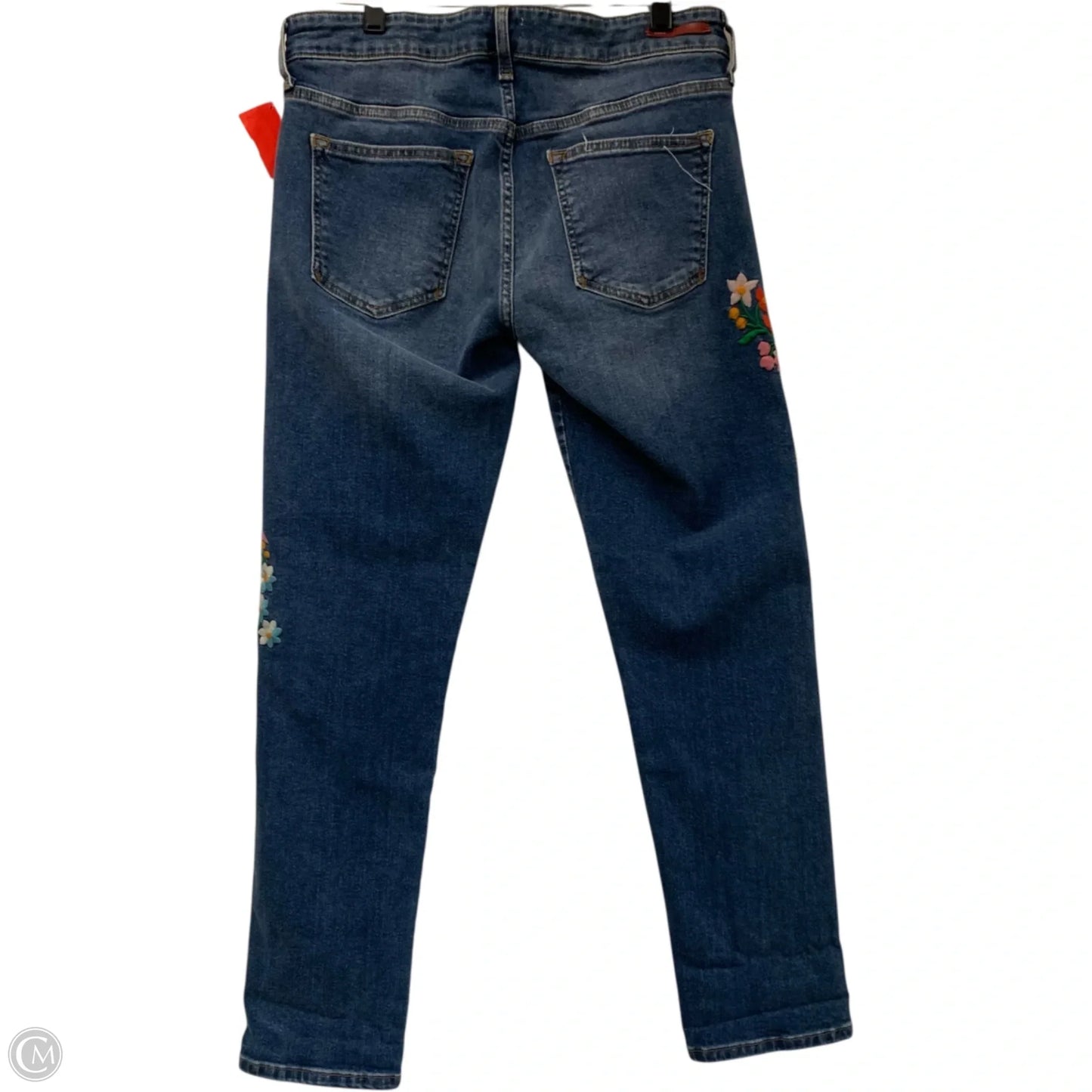 Jeans Straight By Pilcro In Blue Denim, Size: 4