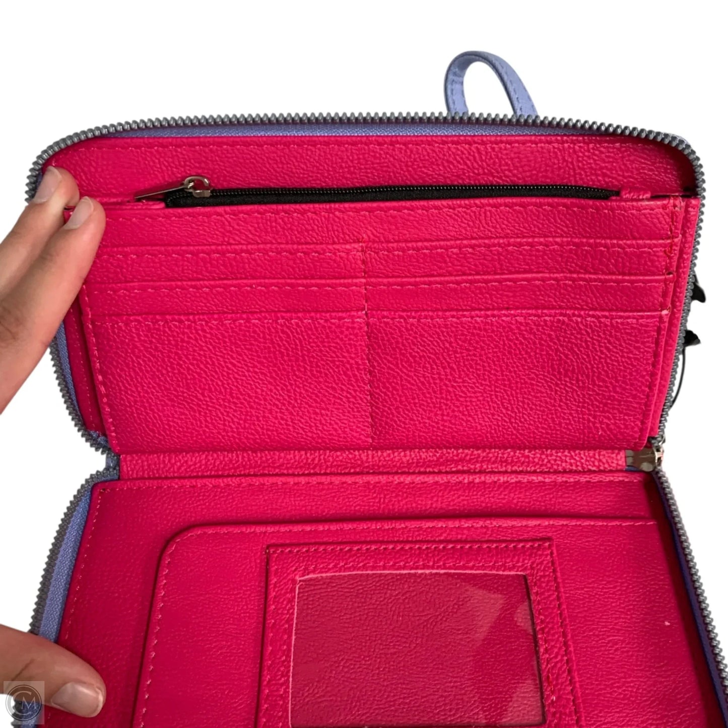 Wallet with bow on front Size: Large