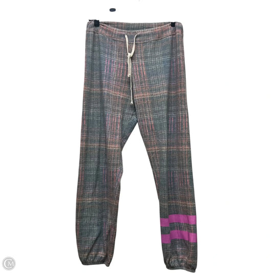 Pants Lounge By Sundry In Grey & Pink, Size: S