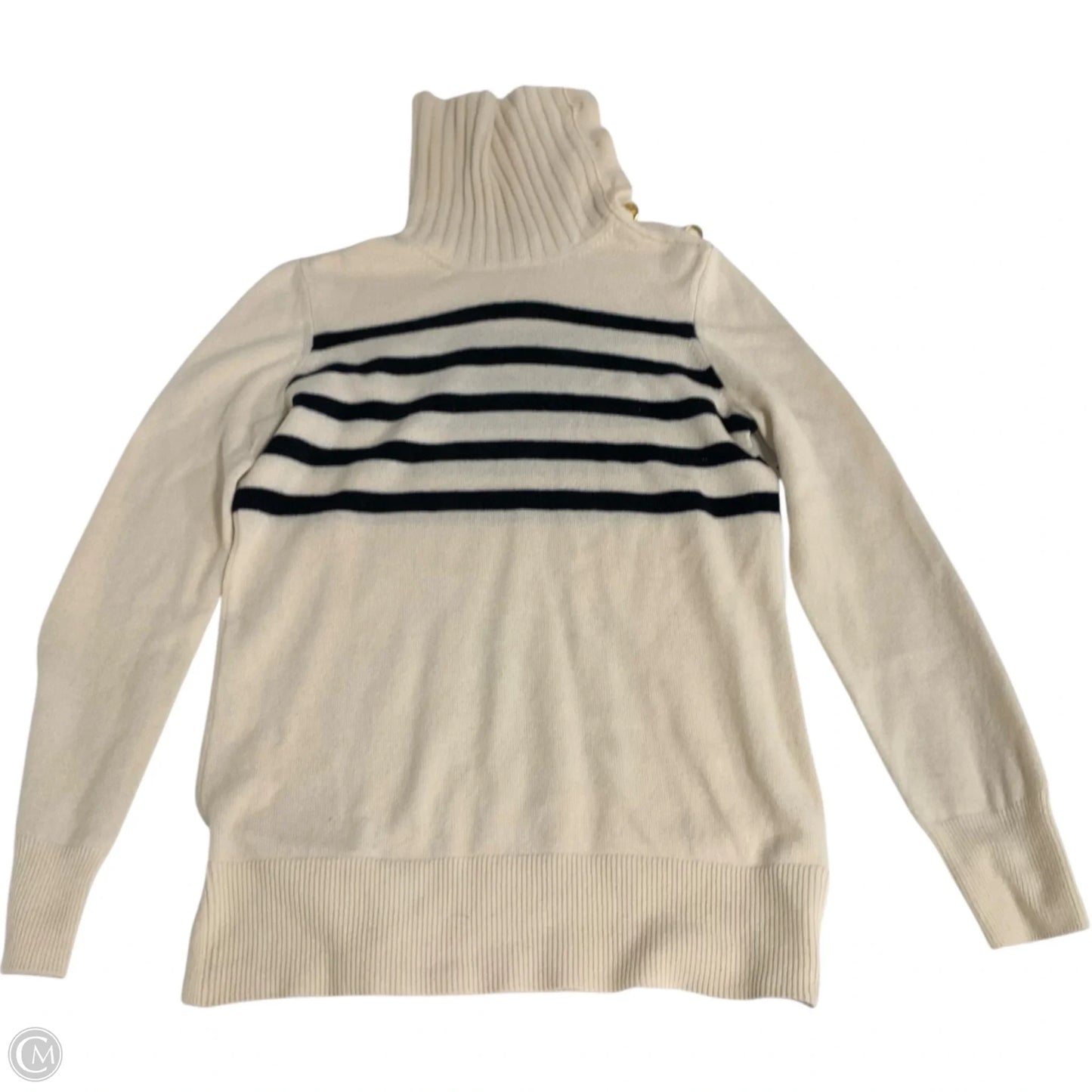 Sweater Designer By Tory Burch In Cream, Size: Xs