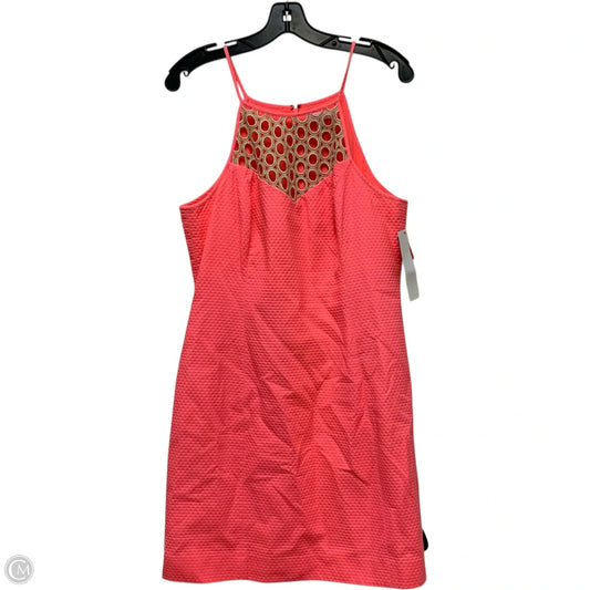 Dress Designer By Lilly Pulitzer In Gold & Pink, Size: L