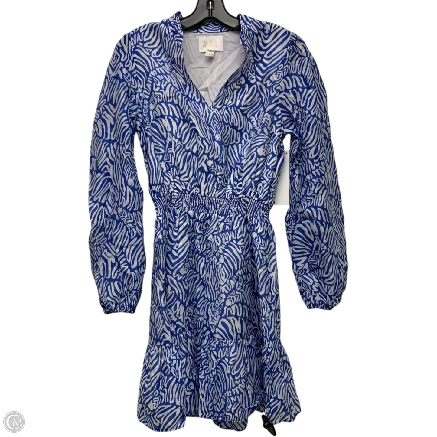 Dress Designer By Lilly Pulitzer In Blue & White, Size: Xs