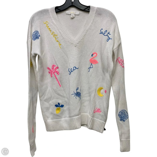Sweater Designer By Lilly Pulitzer In White, Size: Xs